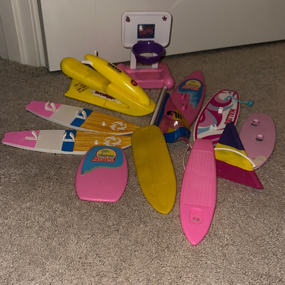 Barbie Doll Surf Board Lot